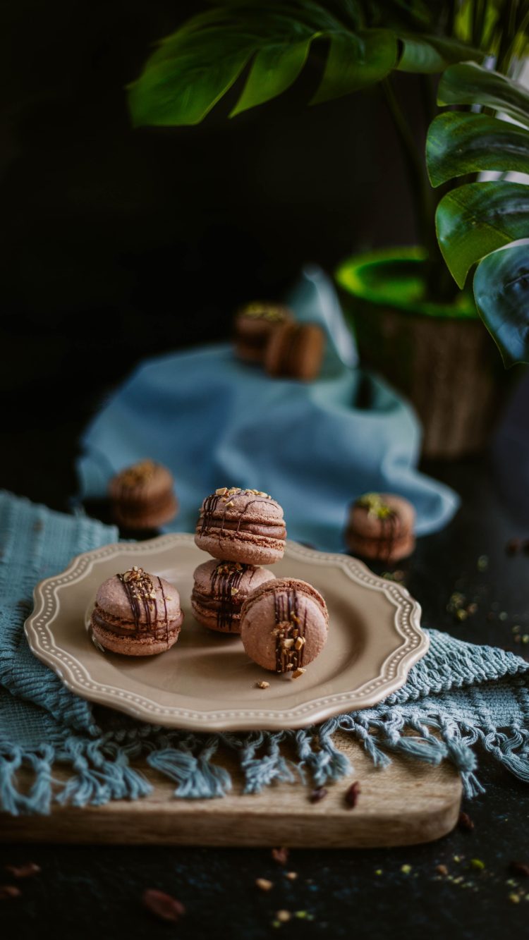 macaroons on a plate